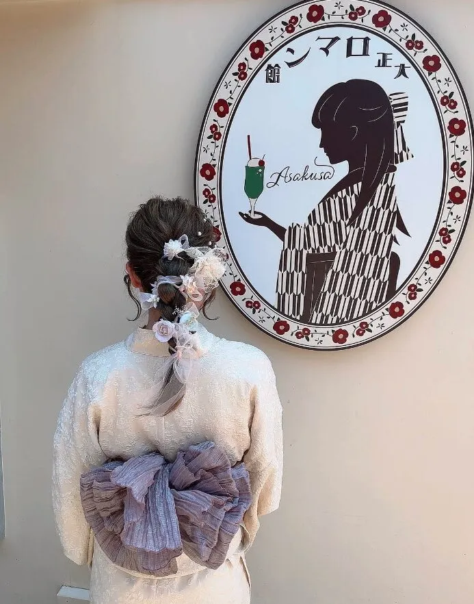 いつかはやってみたい！って思ってたのがやっとできました | 浅草着物レンタル花乃和服