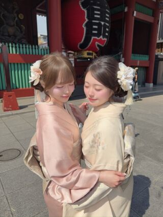 浅草の訪問着レンタルプラン | ヘアセット・髪飾り込み | 浅草着物